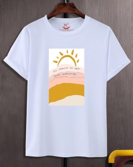 His Mercies Are New Every Morning Graphic Print White T-Shirt