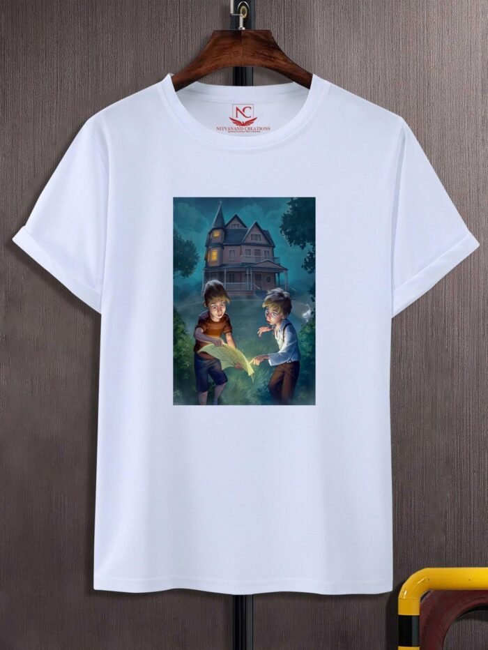 Universal Pictures Round Neck Graphic Printed White T-shirt