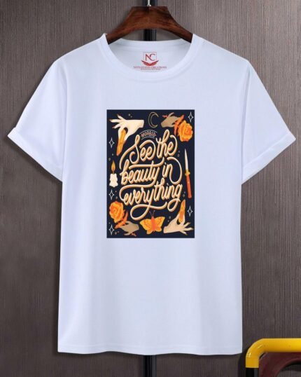 See the Beauty in Everything Round Neck T-Shirt for Men