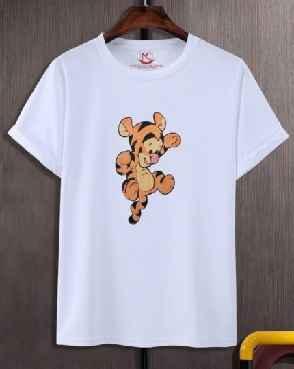 Tigger Graphic Printed White T-Shirt Bounce into Adventure