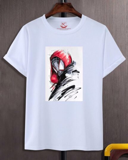 Spider-Man Graphic Printed White T-shirt