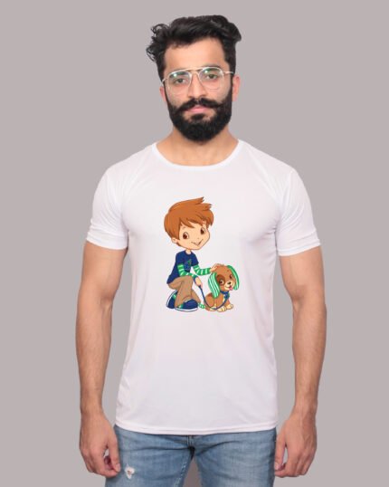 Huckleberry Pie Delight Graphic Printed White Tee-1200321