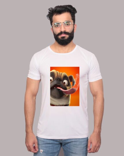 Nutty by Nature Graphic Printed White T-Shirt-1200328