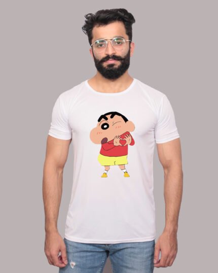 Shinchan Fun Graphic Printed White T-Shirt-1200336